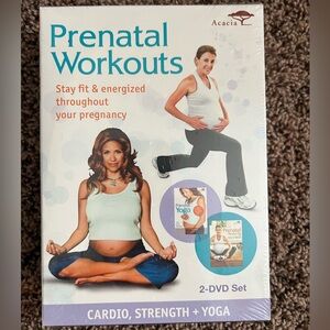 New! Acacia Prenatal Workouts Cardio Strength Yoga 2-DVD Set English NTSC 2005